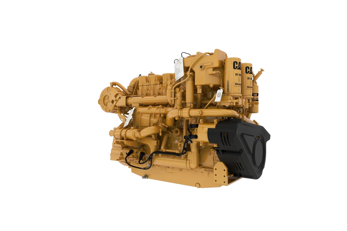 Caterpillar C18 marine propulsion engine, manufacturer catalog image